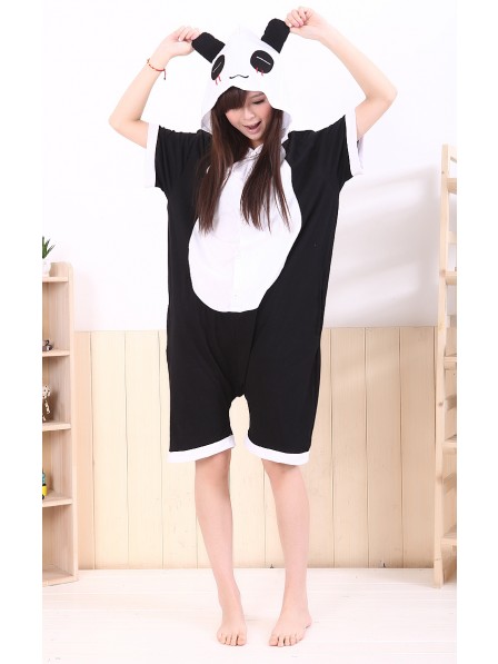 Panda Onesie Short Sleeves Pajamas