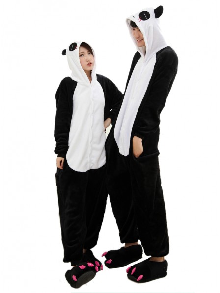 Pandas Onesie Pajamas Flannel