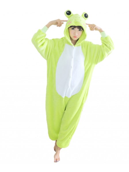 Frog Onesie Kigurumi Pajamas for Adults Animal Cosplay Costumes ...