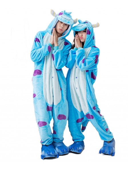 Sully Onesie Pajamas Monster Inc Easy Halloween Costumes
