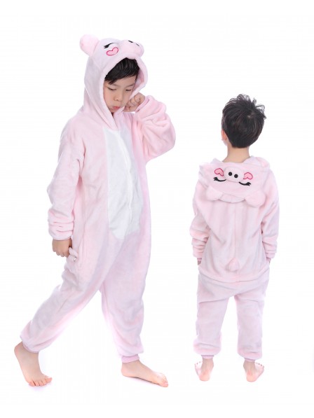 Pink Pig Onesie Pajamas for Kids