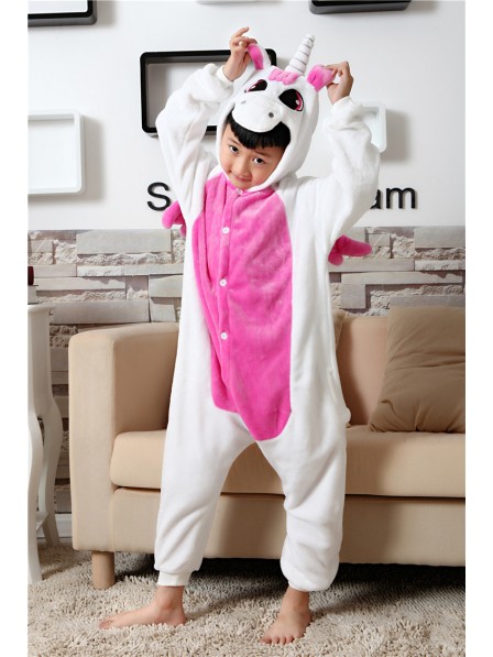 Rose Unicorn Onesie Pajamas for Kids