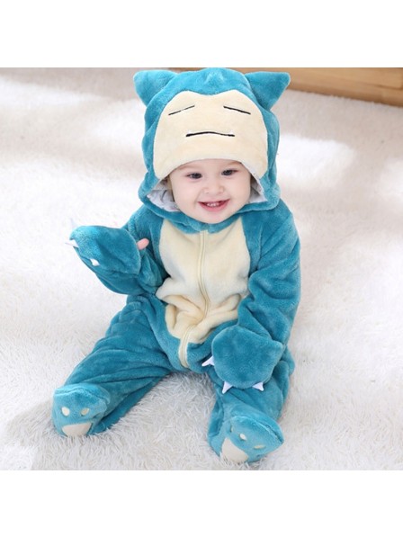 Toddler Snorlax Onesie Pajamas Halloween Costumes for Baby Boys & Girls