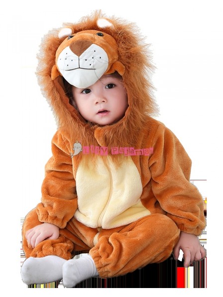 Cute Infant Lion Halloween Costumes Baby Onesies Newborn Outfit