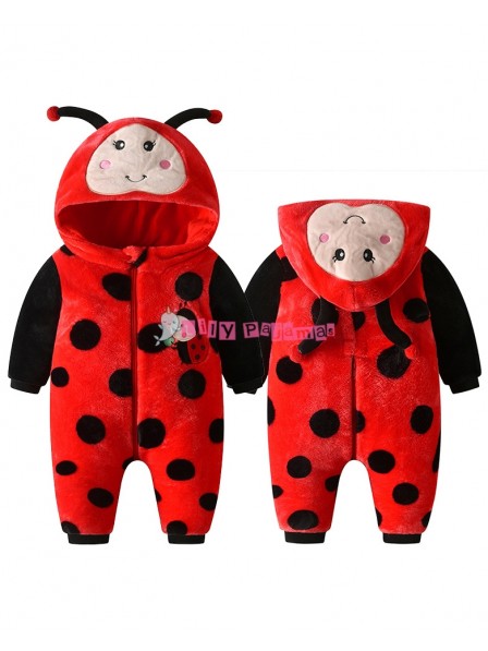 Cute Infant Ladybug Halloween Costumes Baby Onesies Newborn Outfit