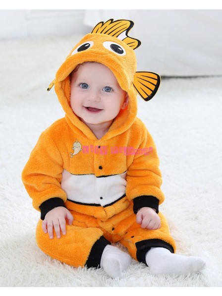 Cute Infant Fish Halloween Costumes Baby Onesies Newborn Outfit