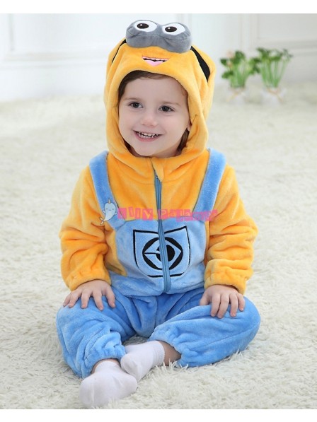 Cute Infant Minions Halloween Costumes Baby Onesies Newborn Outfit