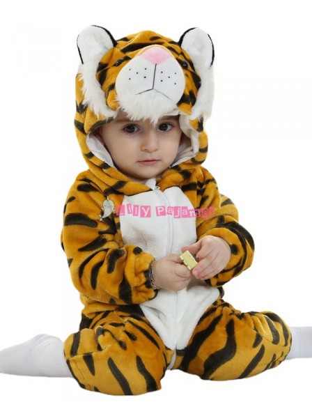 Cute Infant Tiger Halloween Costumes Baby Onesies Newborn Outfit