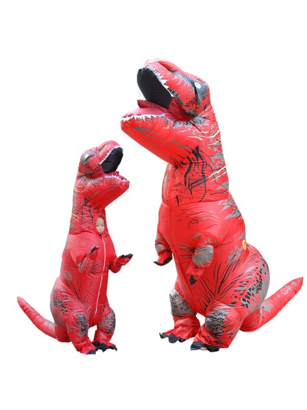 Inflatable Blow Up Dinosaur T Rex Costume Halloween Costumes Red