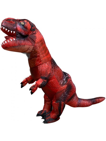Blow Up T Rex Costume Inflatable Halloween Funny Suit Red