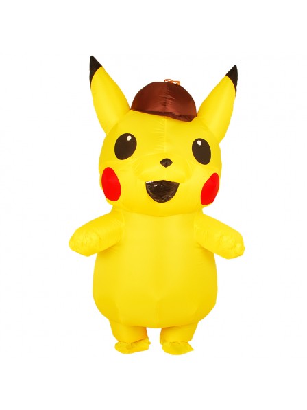 Inflatable Pikachu Blow Up Costumes Party Halloween Animal Funny Suit