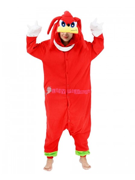 Knuckles The Echidna Onesie for Adults Quick & Simple Halloween Costumes Outfit