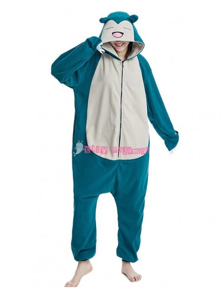 Zipper Snorlax Onesie for Adults Quick & Simple Halloween Costumes Outfit