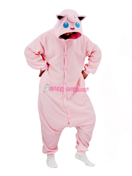 Jigglypuff Onesie for Adults Quick & Simple Halloween Costumes Outfit