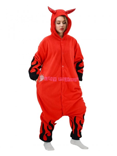 Demon Onesie for Adults Quick & Simple Halloween Costumes Outfit