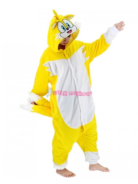 Tails the Hedgehog Onesie for Adults Quick & Simple Halloween Costumes Outfit