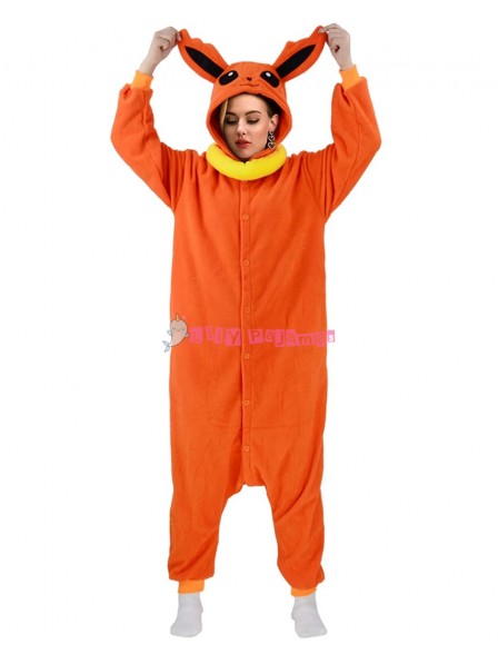 Flareon Onesie for Adults Quick & Simple Halloween Costumes Outfit