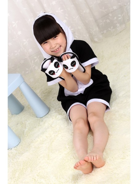 Panda Onesie Kids Summer Short Sleeves