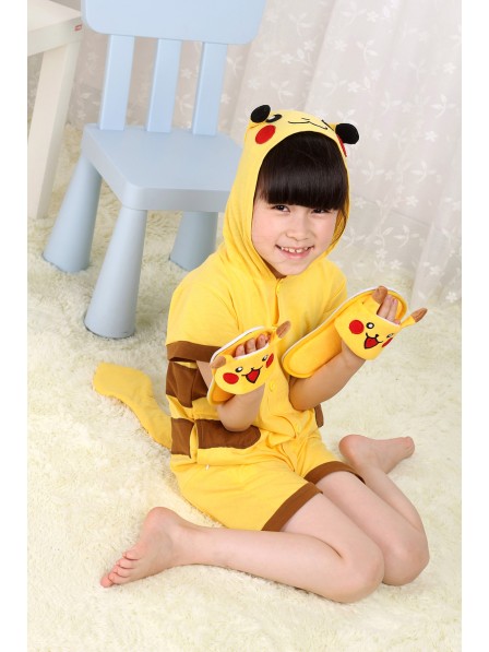 Pikachu Onesie Kids Summer Short Sleeves