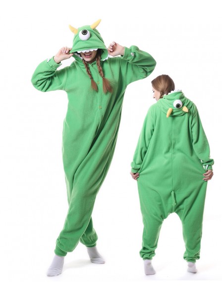 Mike Wazowski Onesie Pajamas Monster Inc Easy Halloween Costumes