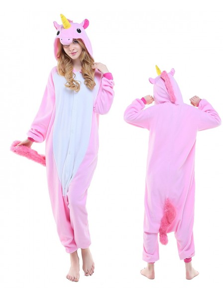 New Pink Unicorn Onesie Pajamas Polar Fleece