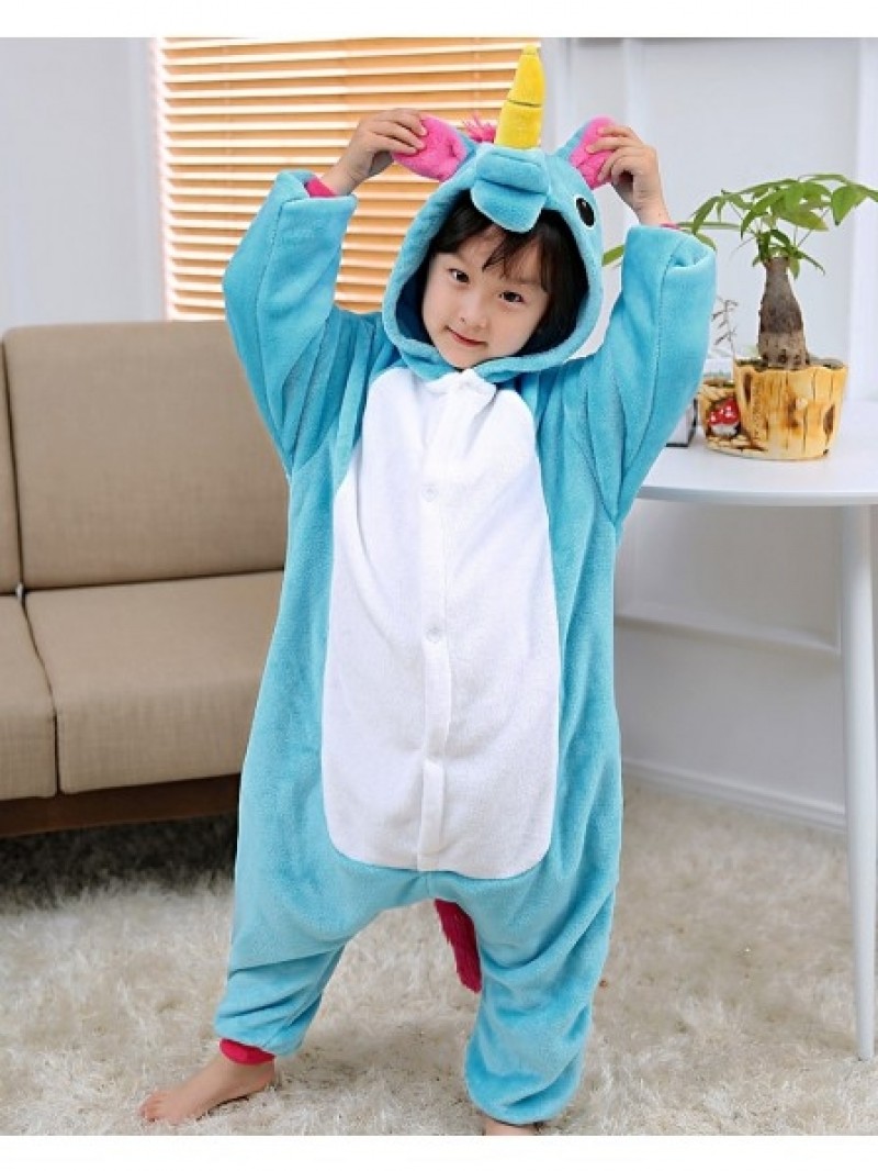 XVOVX Adults and Children Animal Narwhal Unicorn Cosplay Costume Pajamas Onesies Sleepwear 