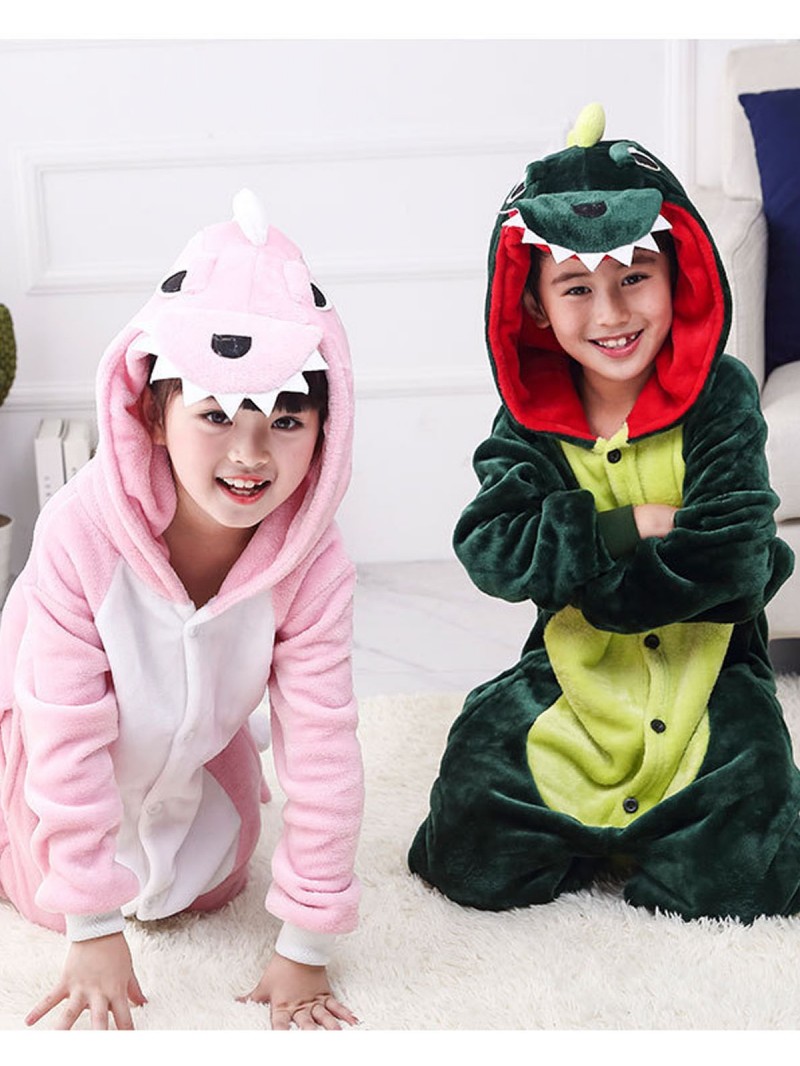 Dinosaur Onesie Kigurumi Pajamas for Adult and Kid Animal Cosplay Costumes  