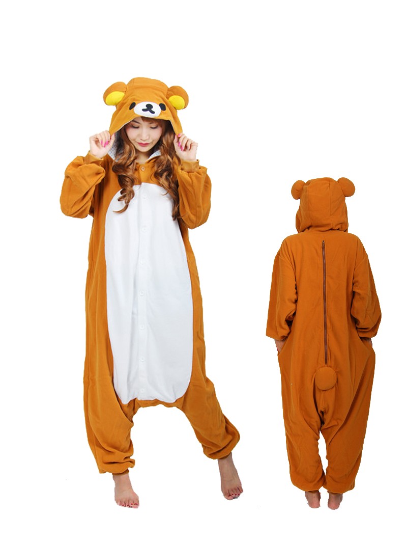 Rilakkuma Onesie Kigurumi Animal Pajamas Cosplay Costumes 